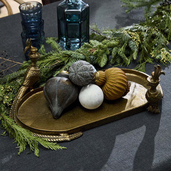 Emerson the Pheasant Tray - Cast Aluminum Bird Decorative Tray | E+E Collection