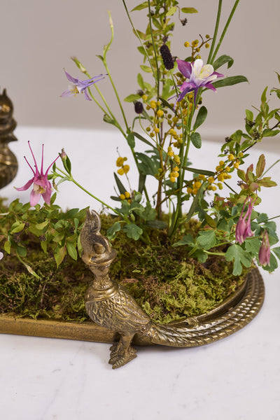 Emerson the Pheasant Tray - Cast Aluminum Bird Decorative Tray | E+E Collection