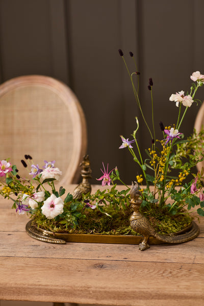 Emerson the Pheasant Tray - Cast Aluminum Bird Decorative Tray | E+E Collection